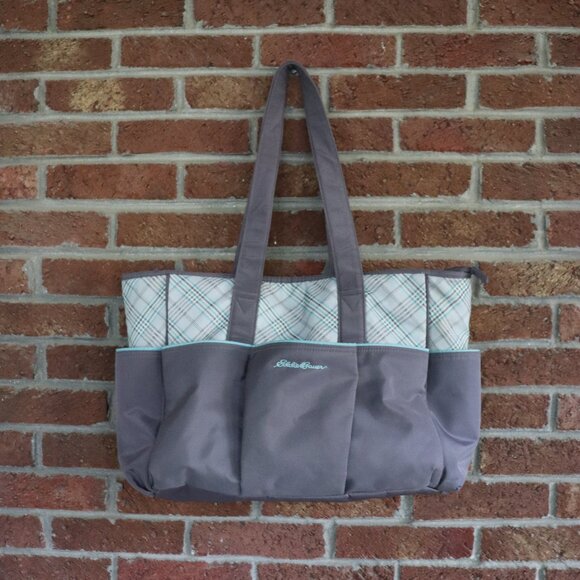 Eddie Bauer Diaper Bag * Lots of Pockets * EUC - Picture 1 of 11